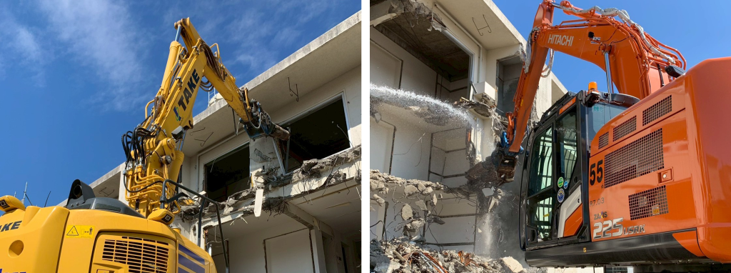 寮RC造 解体工事