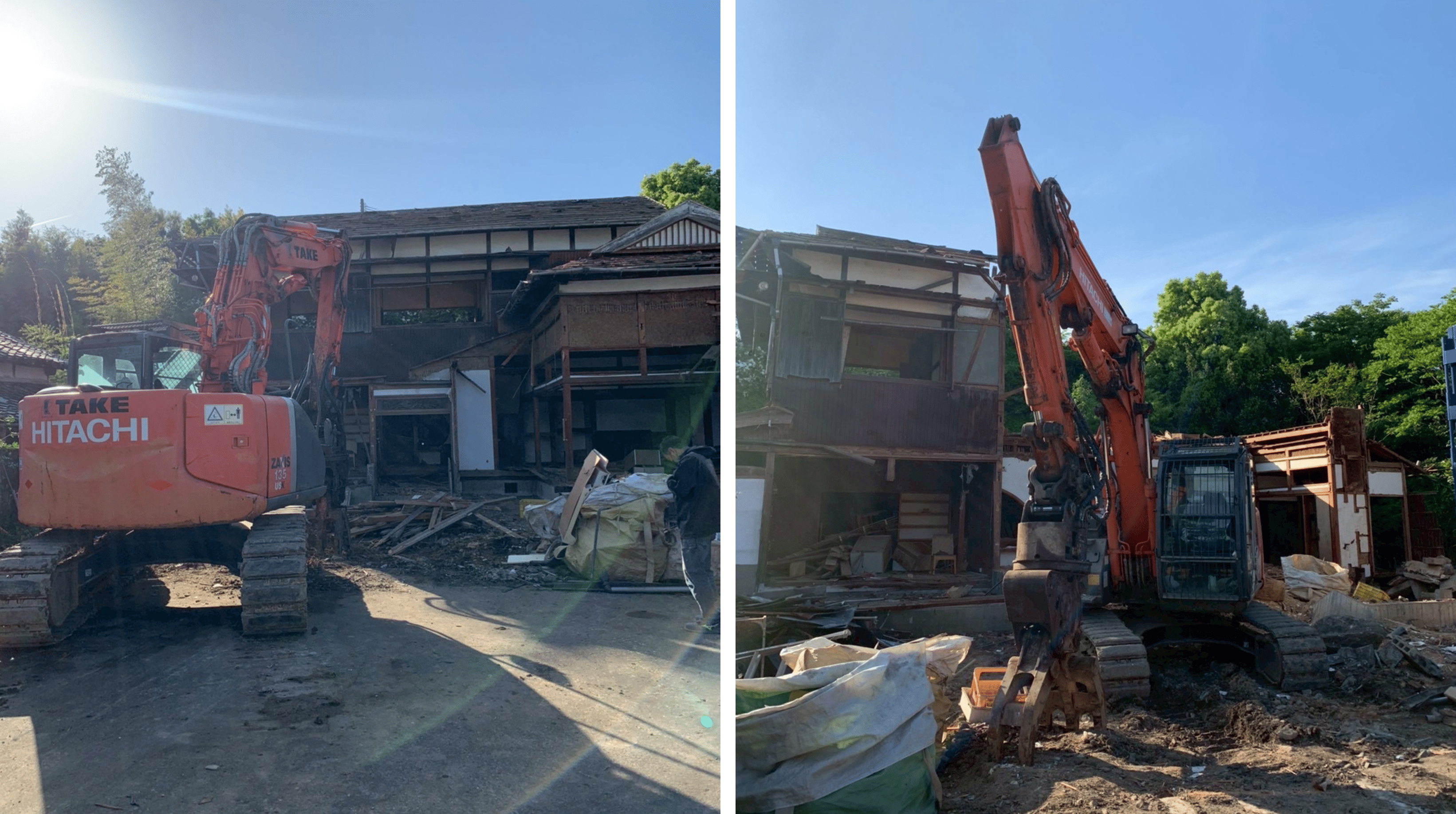 木造住宅の解体実績